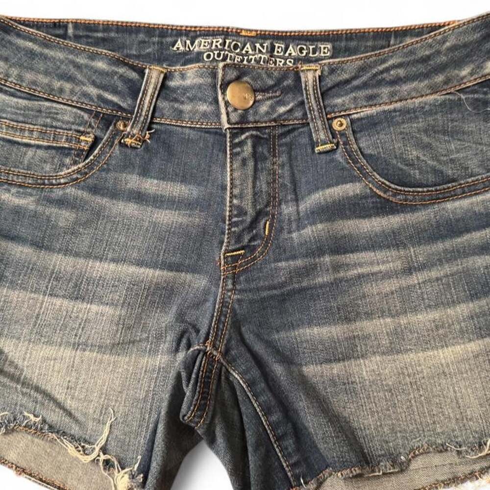 American Eagle Outfitters Super Low Denim Shorts